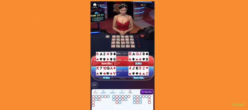 Cassino ao vivo da bhbet com dealers reais